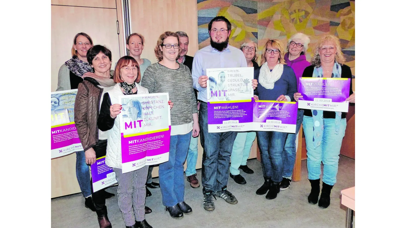 Nur wenig Interesse am Kirchenvorstand (Foto: al)
