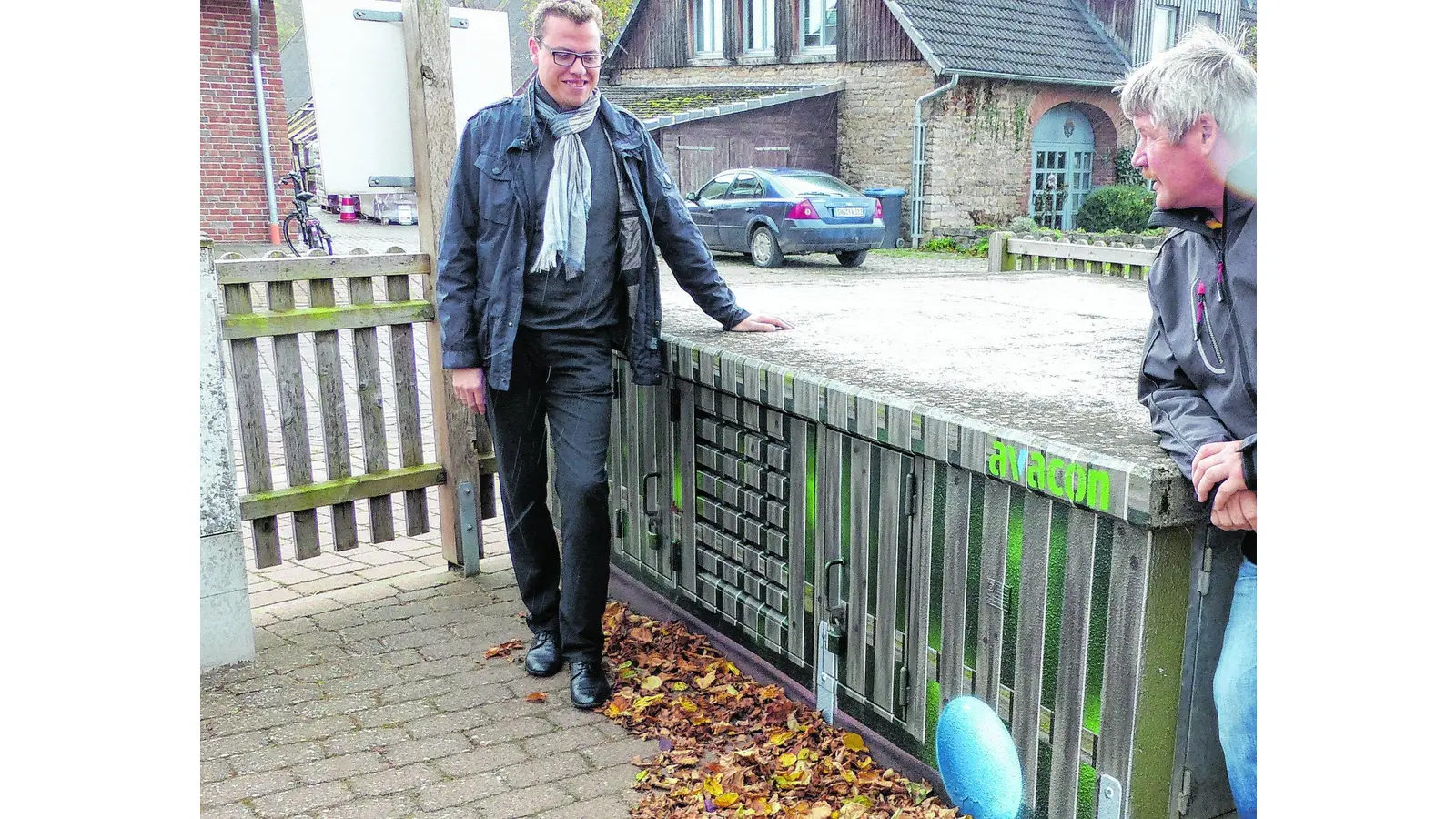 Der Zaun ist nur eine Attrappe (Foto: al)