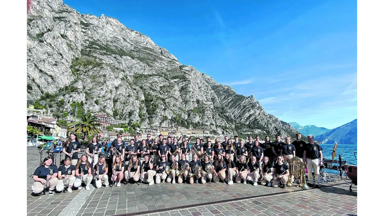 Ratsband Stadthagen begeistert am Gardasee (Foto: ao)