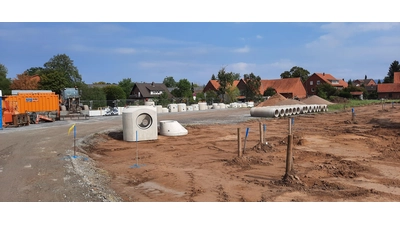 Das neue Baugebiet entsteht in reizvoll-ländlicher Ortslage in Exten.  (Foto: privat)