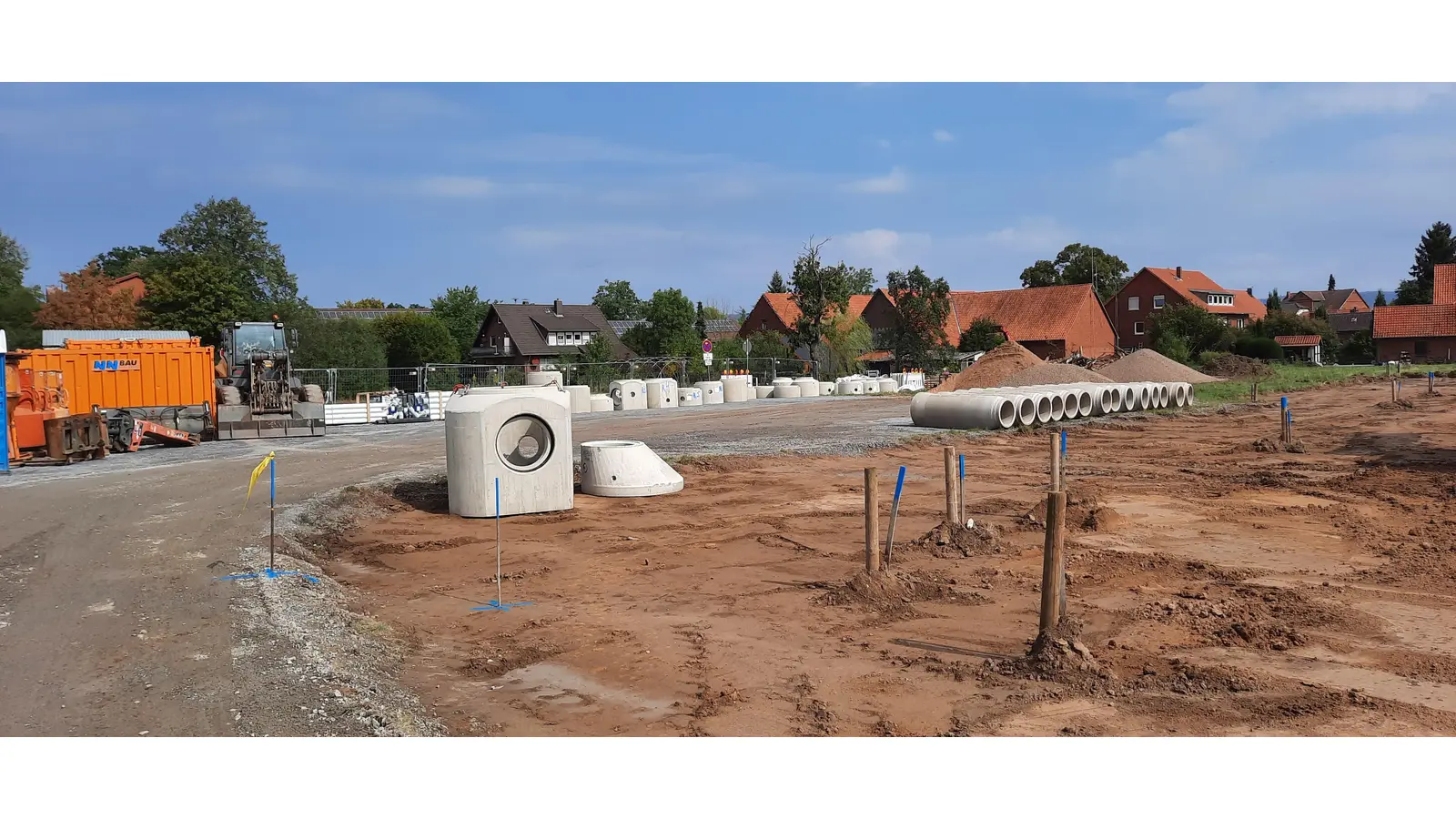 Das neue Baugebiet entsteht in reizvoll-ländlicher Ortslage in Exten.  (Foto: privat)