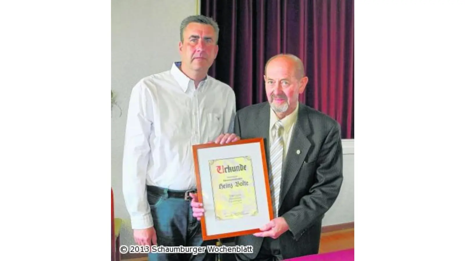 Heinz Bolte ist Ehrenvorsitzender (Foto: wtz)