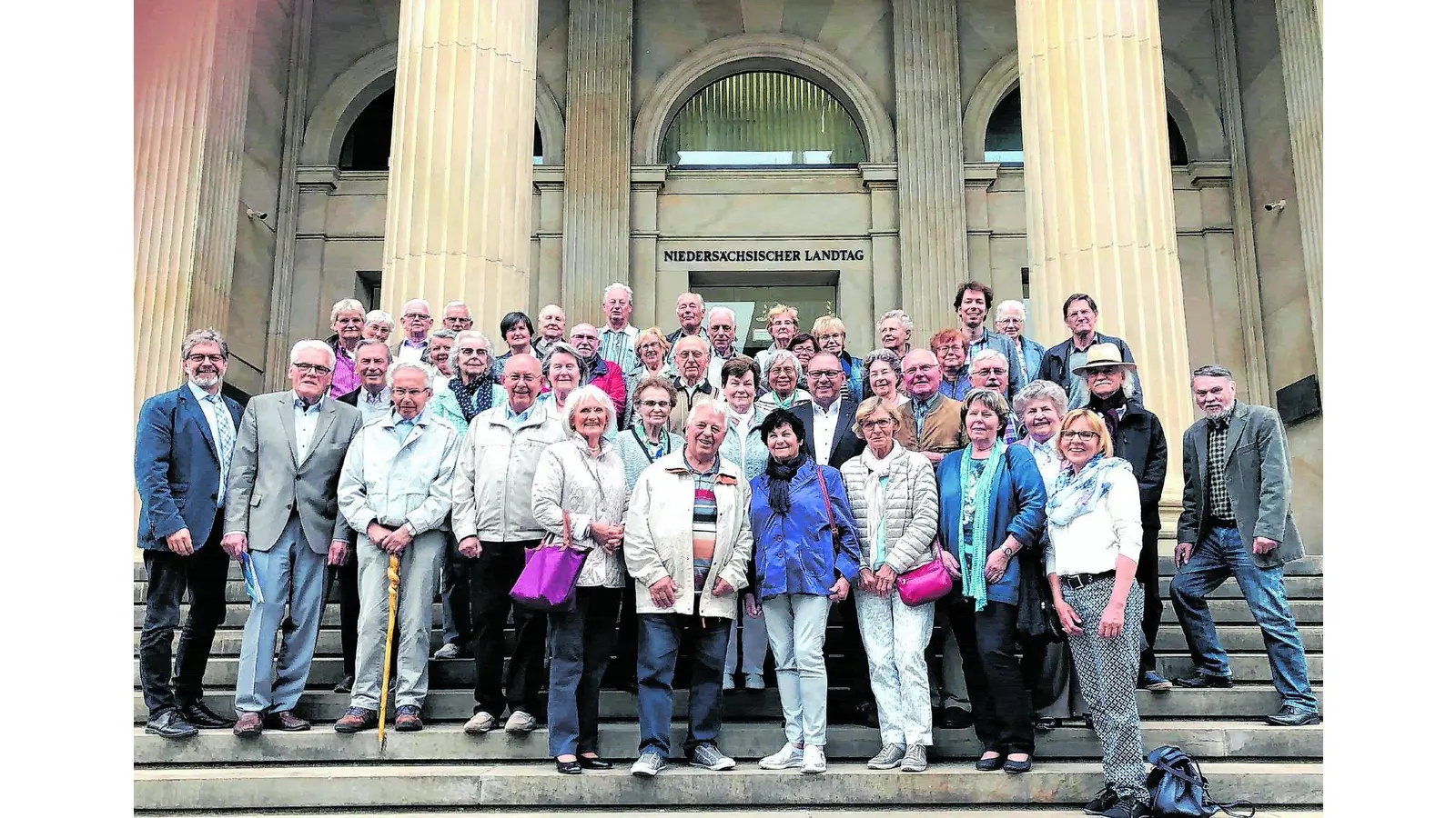 Zu Gast im Landtag Senioren-Union nehmen an Plenarsitzung teil (Foto: km)