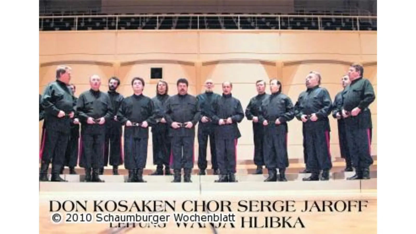 Der Don Kosaken Chor singt in der Stiftskirche (Foto: em)