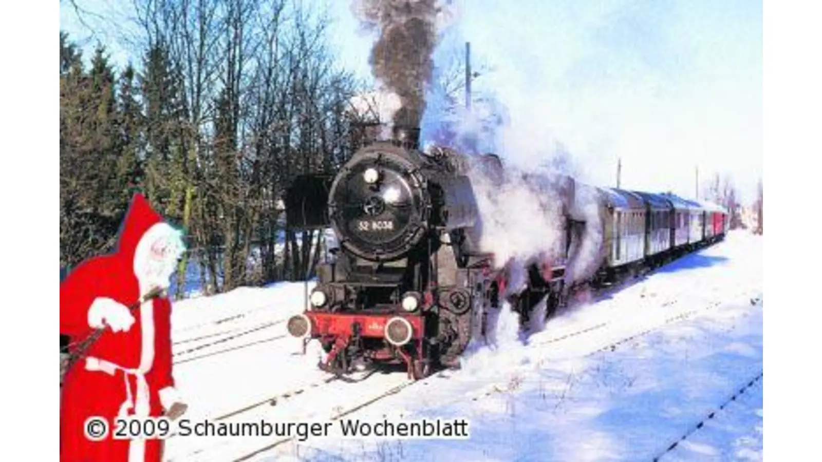 Nikolaus-Fahrten in Dampfeisenbahn (Foto: km)
