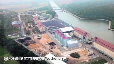 Moderner Umschlagplatz für Rohstoffe (Foto: wa)