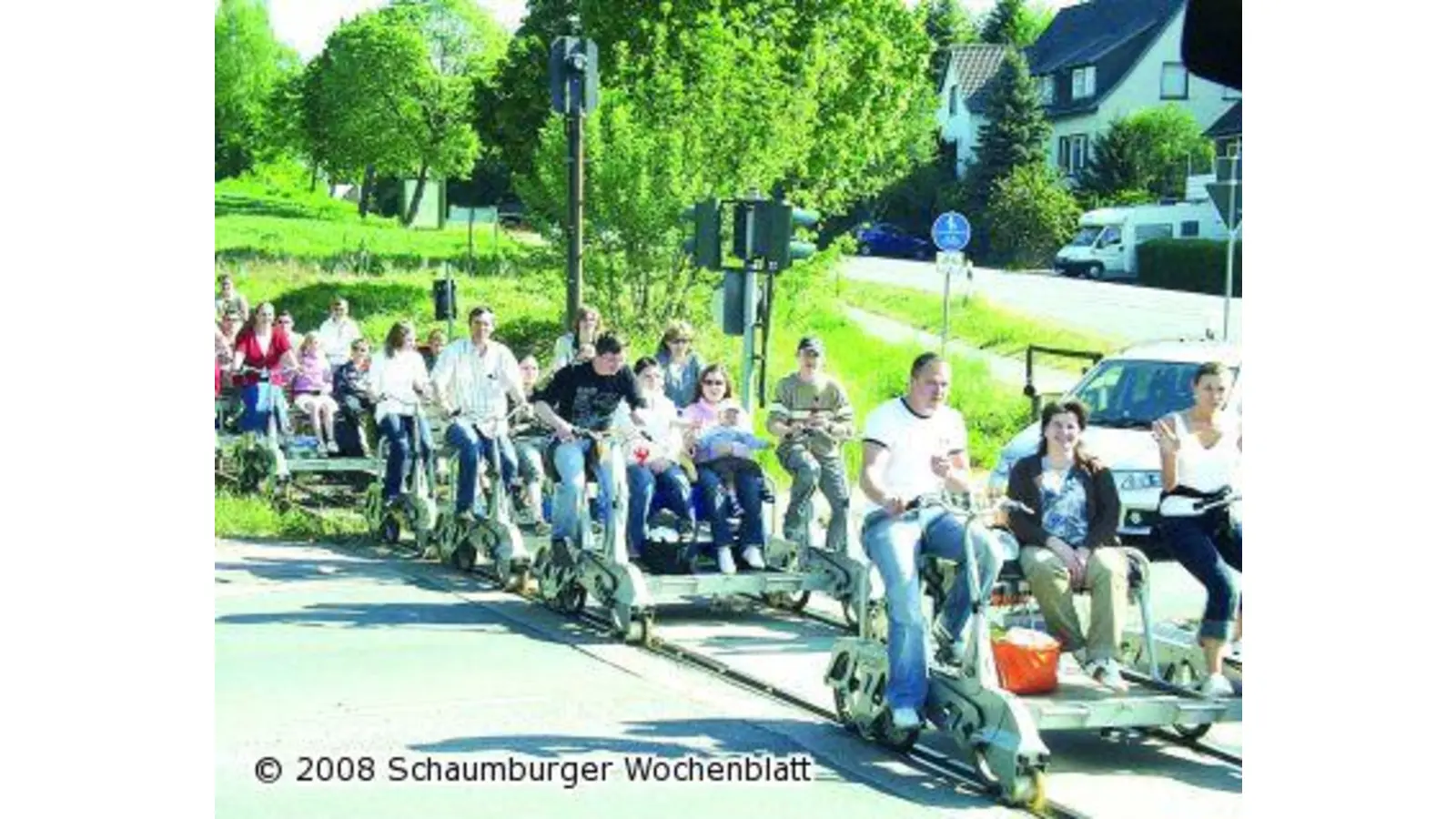 Mit der Fahrraddraisine in den Frühling (Foto: ste)