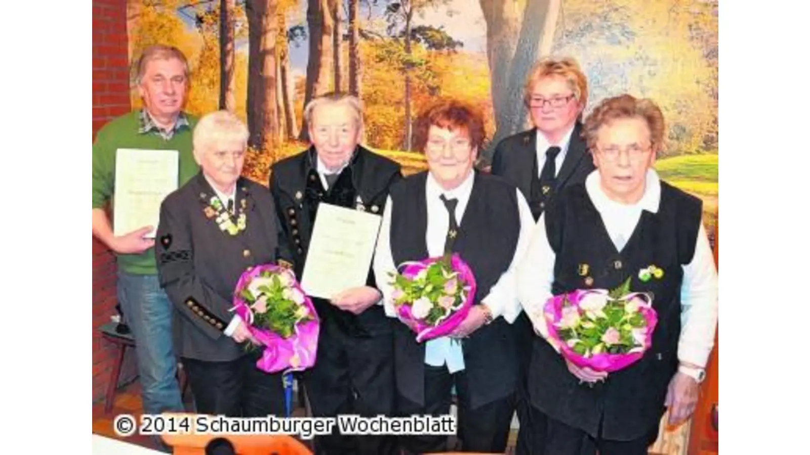 Ehrung für langjährige Mitglieder (Foto: bt)