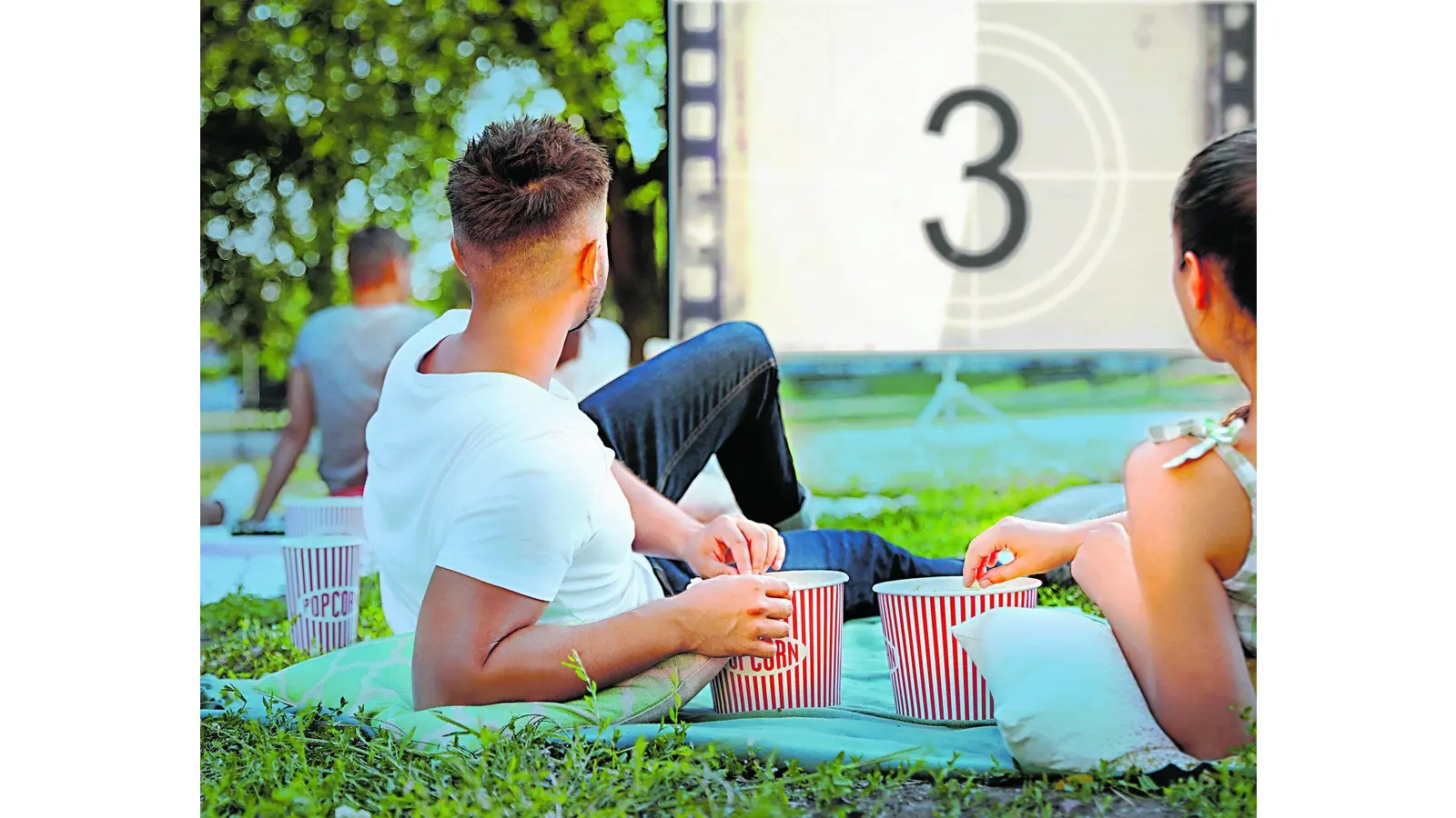Picknick-Kino als Open-Air im Kurpark (Foto: ds)
