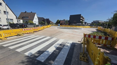 Im Prinzip fertig: Der neue Barnekreisel. (Foto: tau)