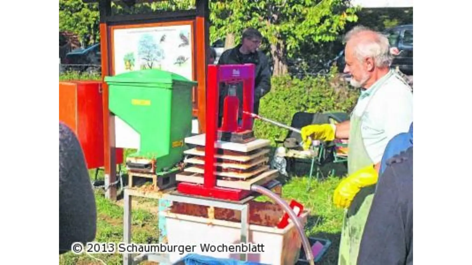 Auf auf zum Apfelfest (Foto: ste)