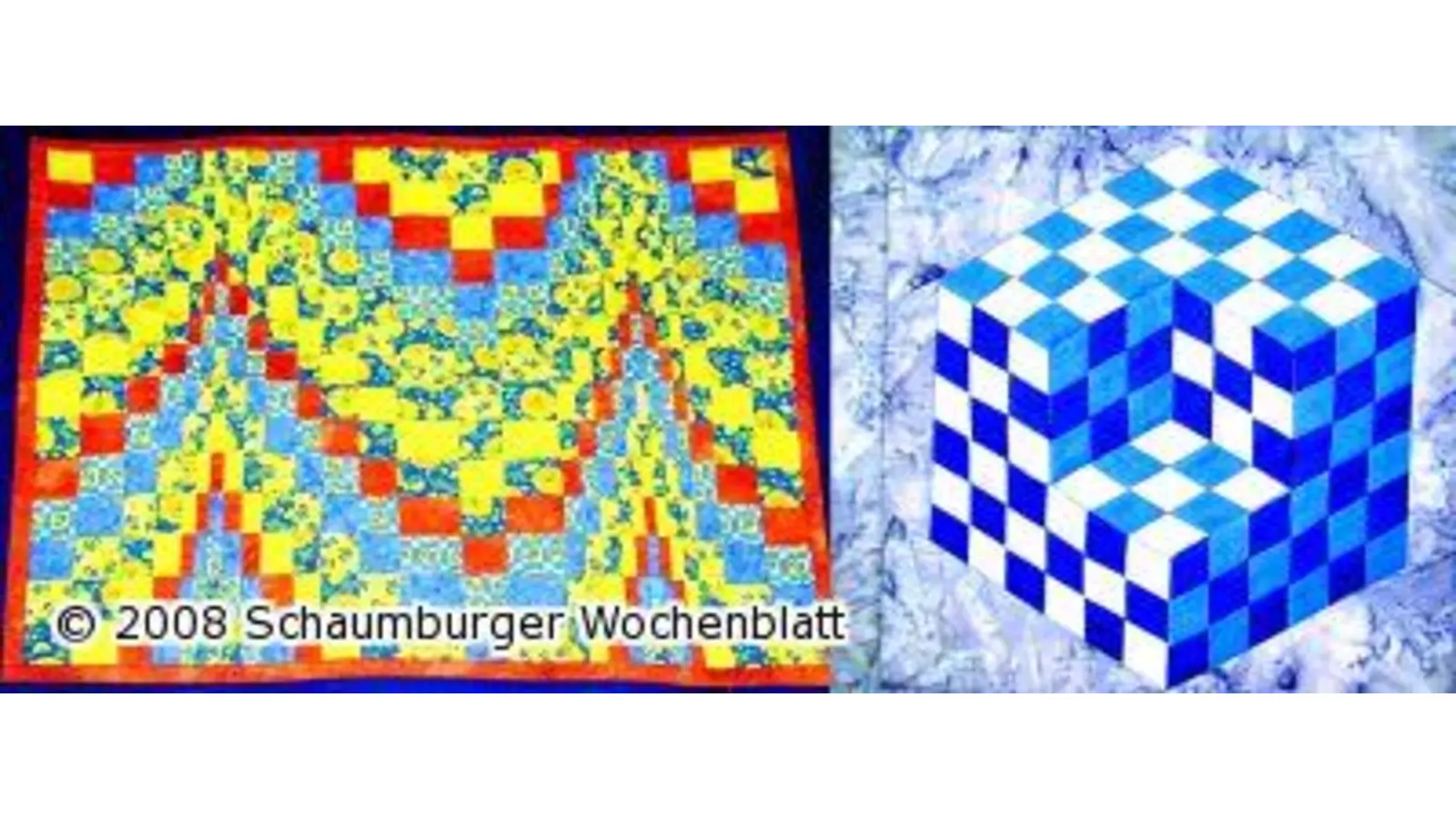 Bunte Quilts gesellen sich zu biblischen Frauen (Foto: km)