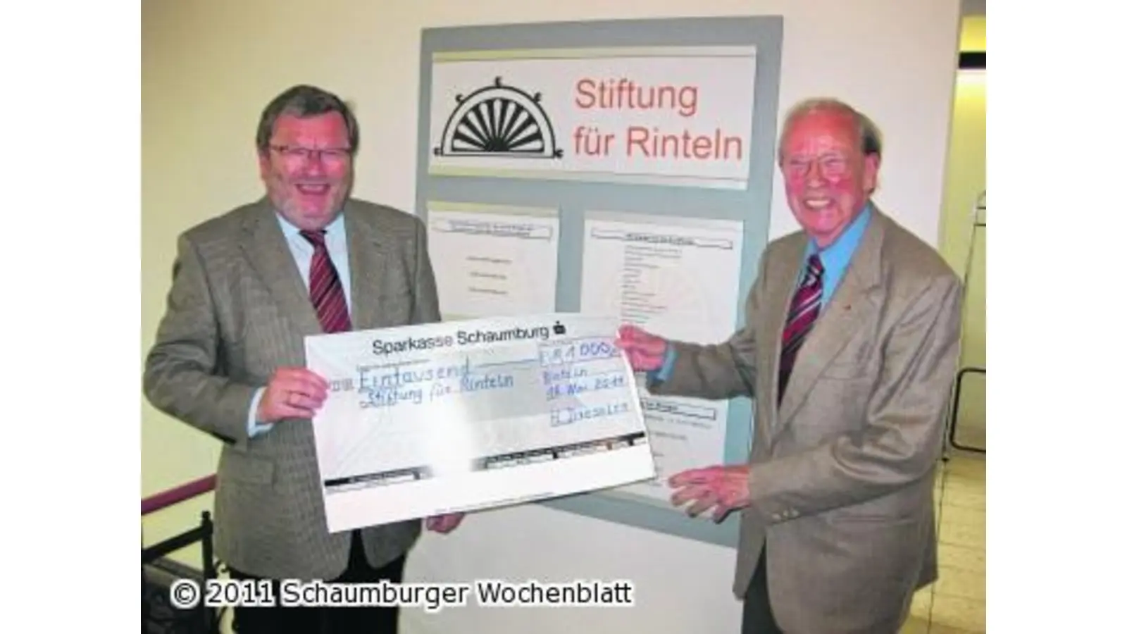 Hilmar Dressler stiftet sein Geburtstagsgeld (Foto: ste)