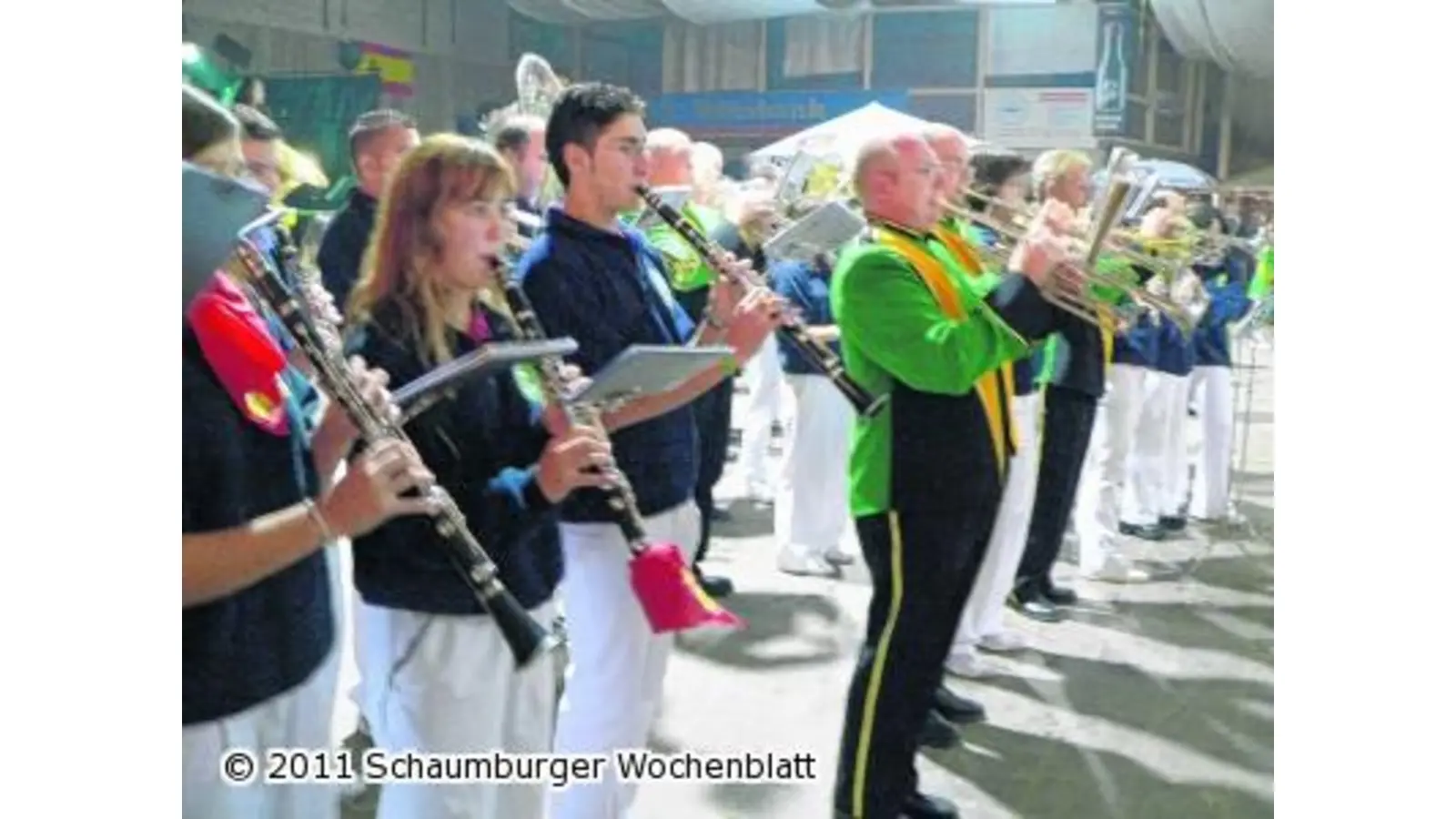 26 Kapellen spielen zur Gratulation auf (Foto: al)
