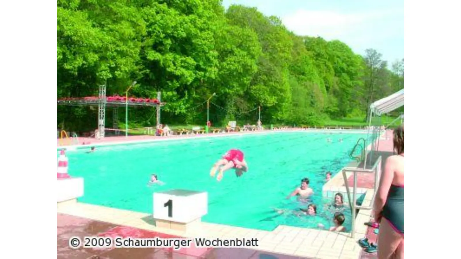 Bei Sonnenschein ab ins kühle Nass (Foto: nb)