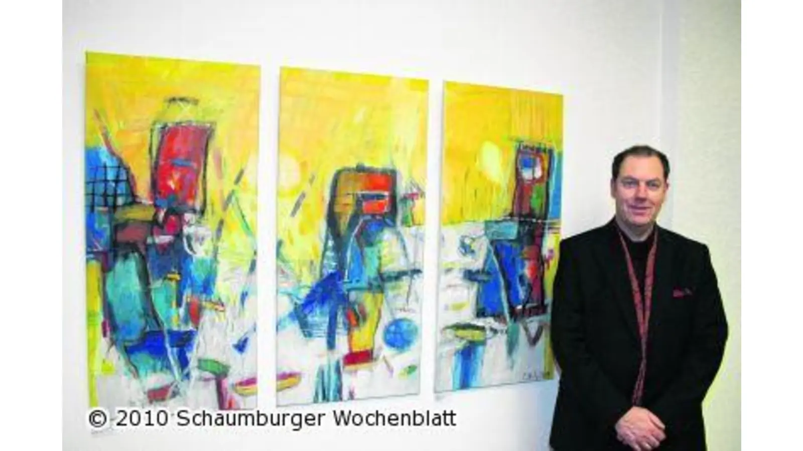 Hochkarätige Kunst in der Sparkasse (Foto: bb)