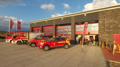 Das neue Feuerwehrhaus der „Feuerwehr am Deister”. (Foto: gk)
