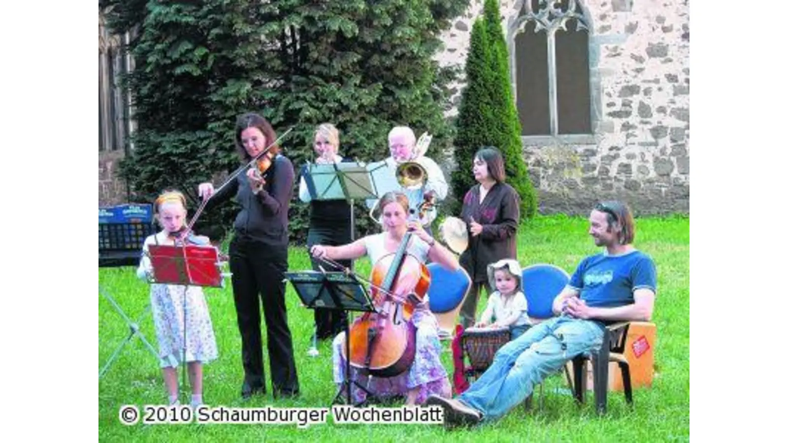 Die Bläser sind über Pfingsten zu Gast (Foto: km)