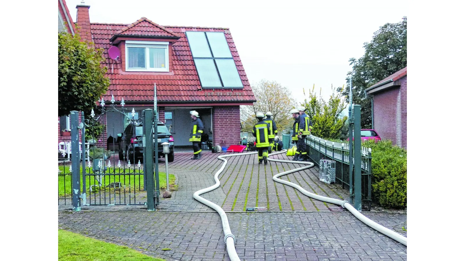 Ein Ofen brennt in Meinsen (Foto: red)