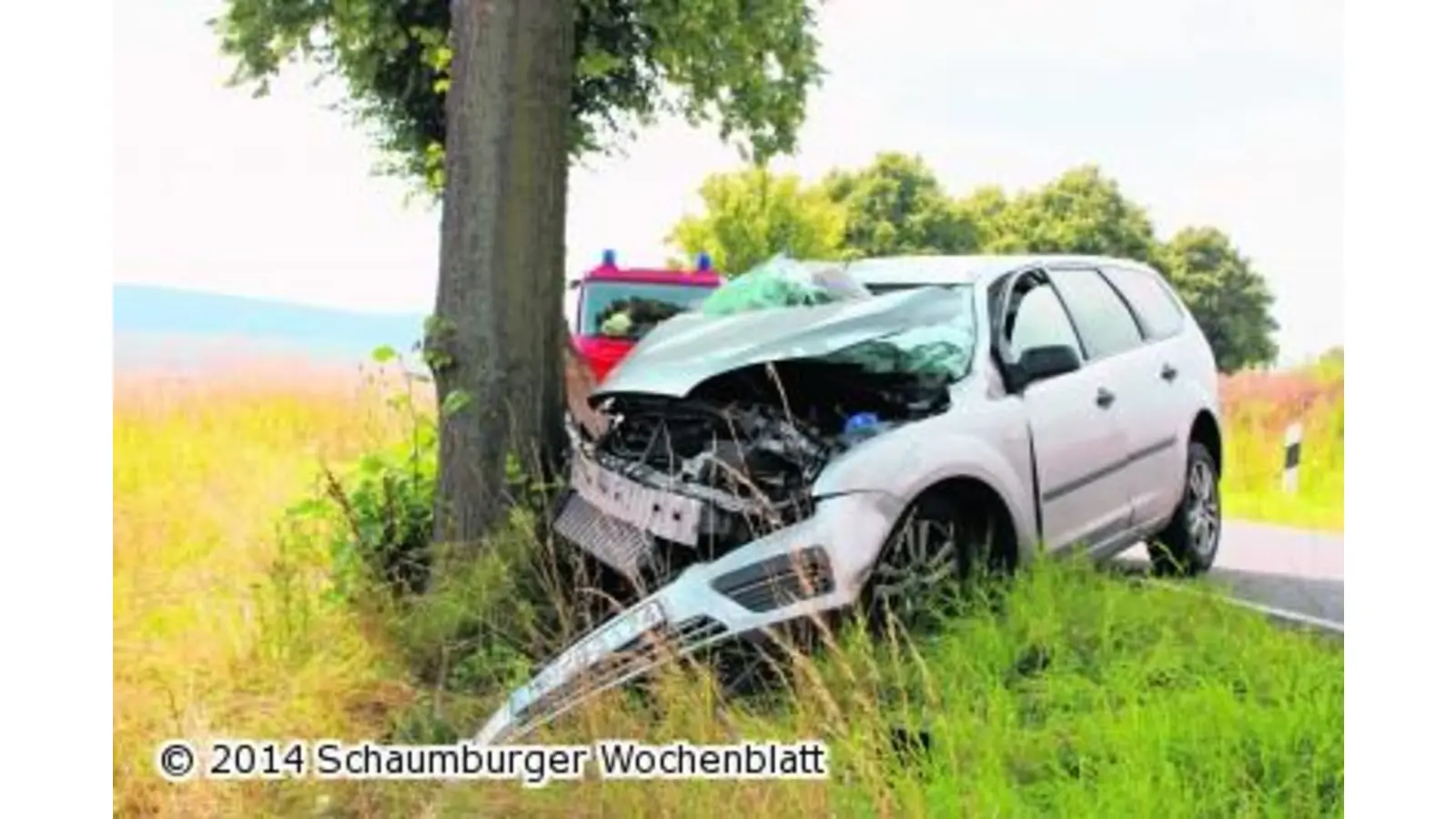 Mann übersteht Crash unbeschadet (Foto: ag)