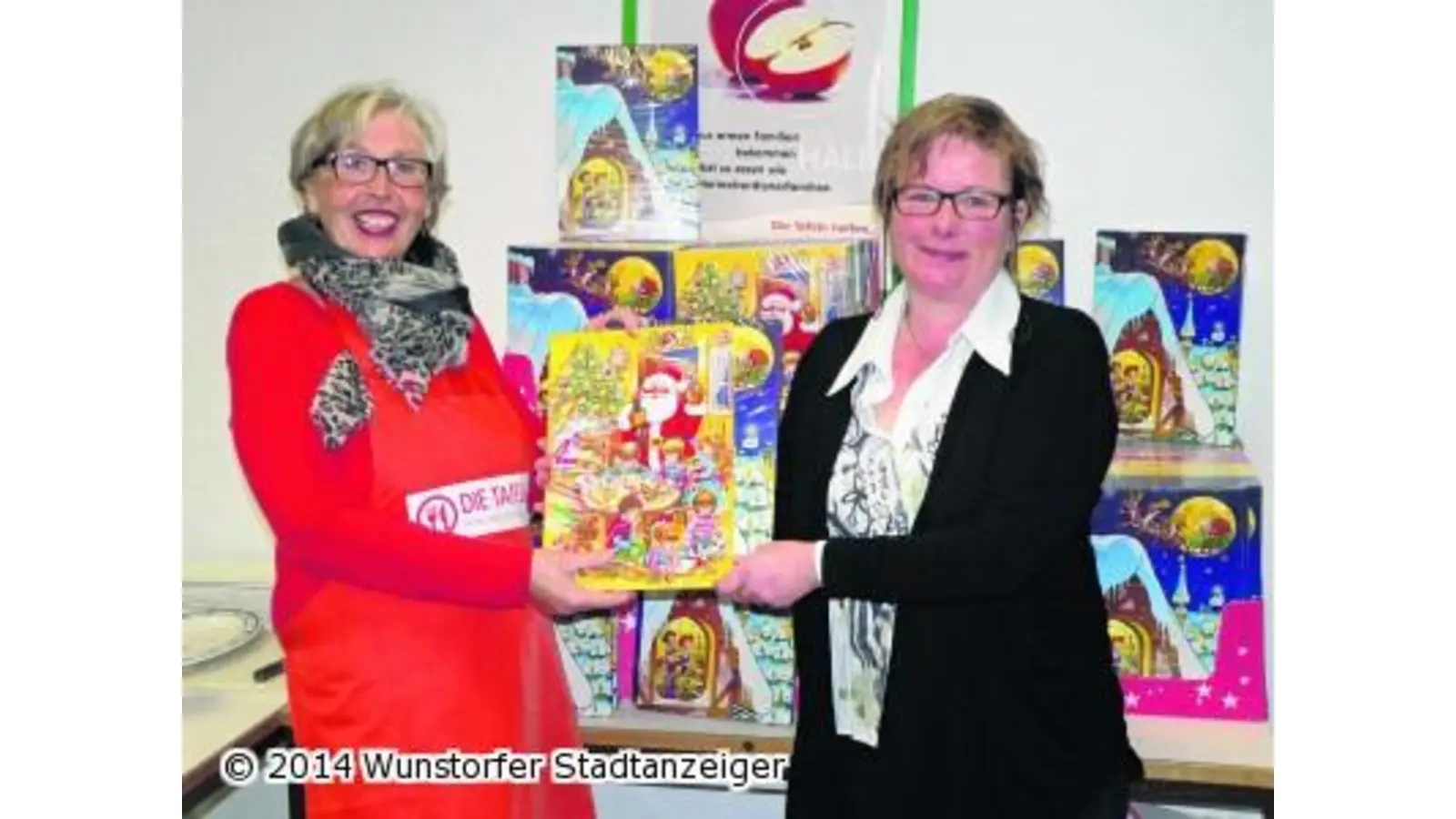 Die Tafel erhält Adventskalender (Foto: mk)