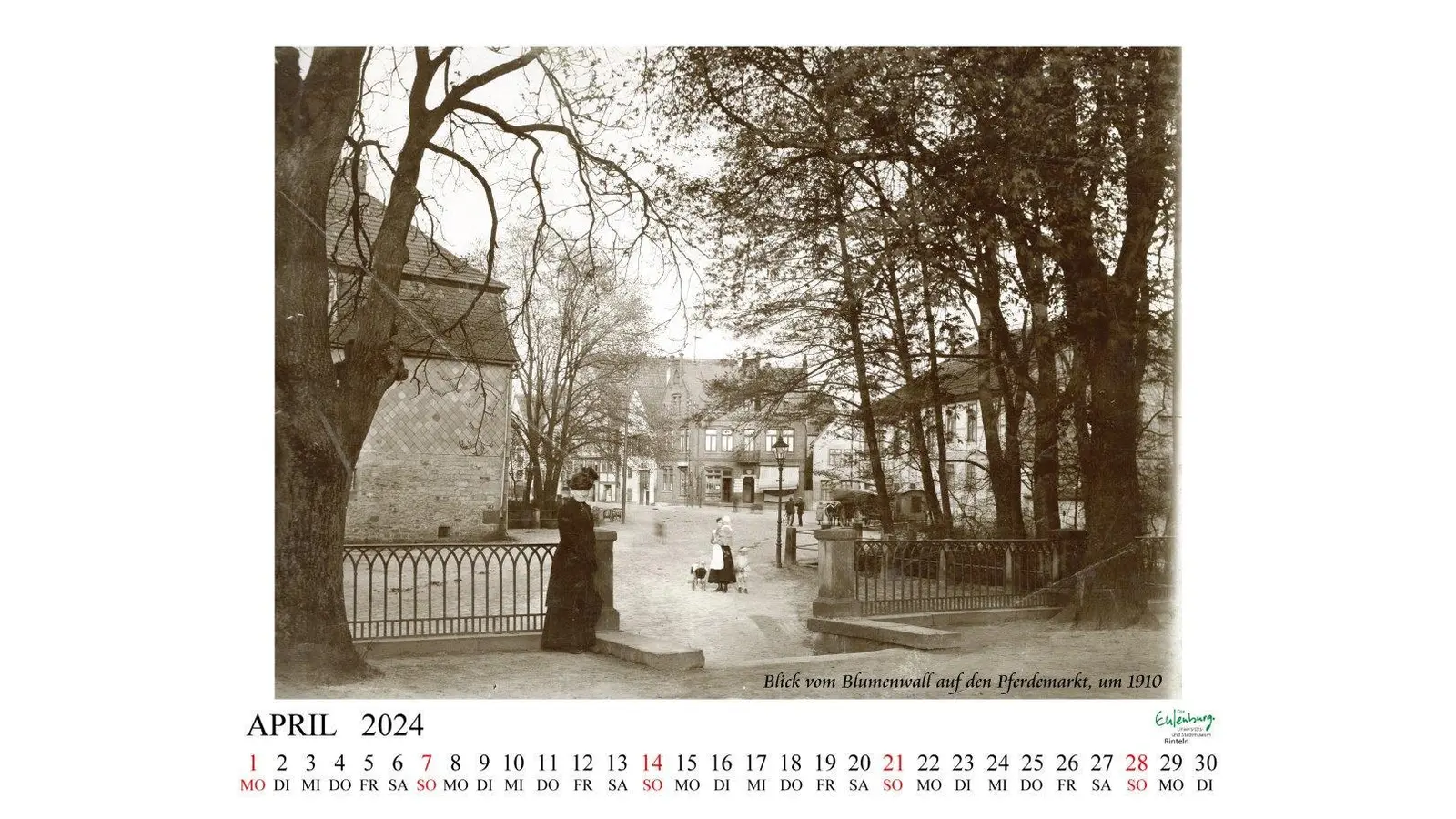 Historische Stadtansichten sind auf dem Kalender zu finden.  (Foto: privat)