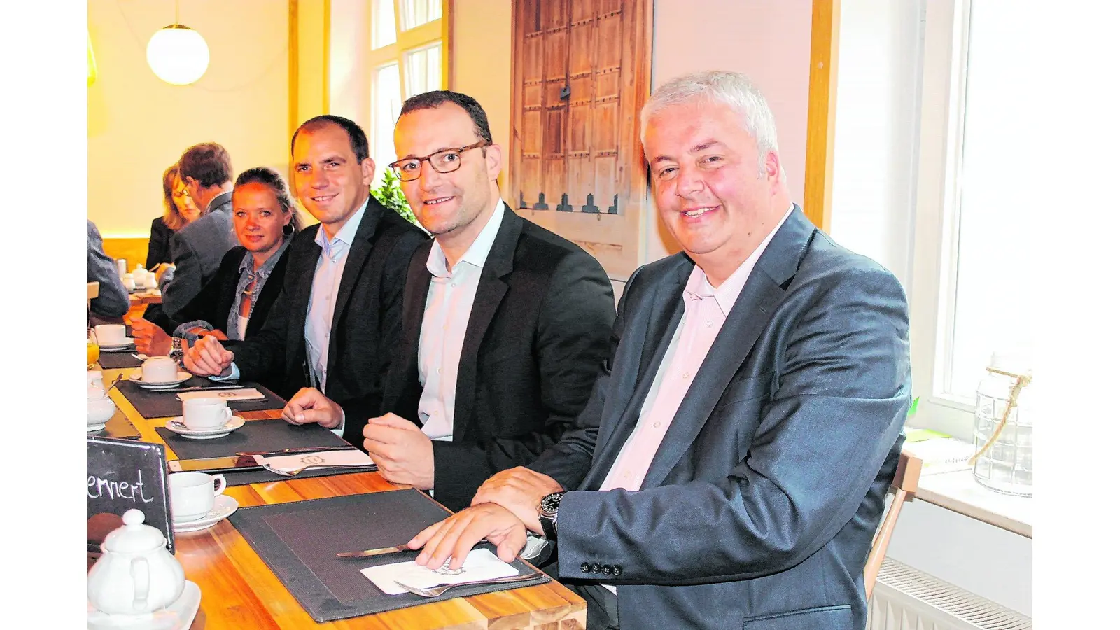 Gemeinsames Frühstück mit Jens Spahn (Foto: red)
