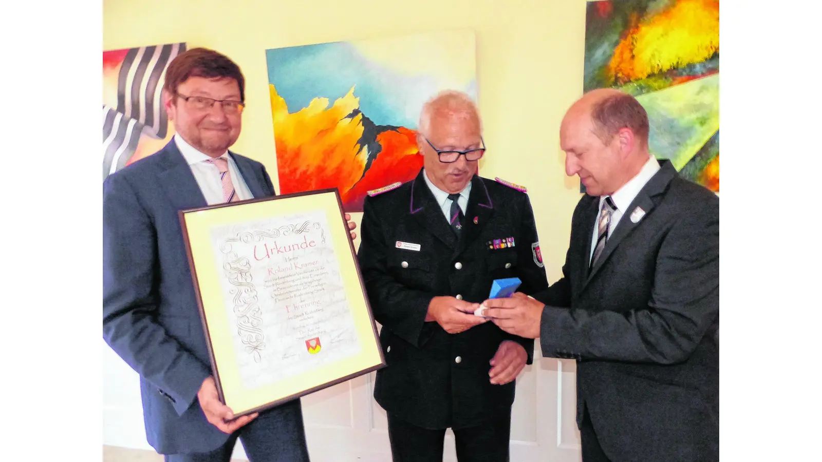 Ehrung für Ex-Brandmeister (Foto: al)