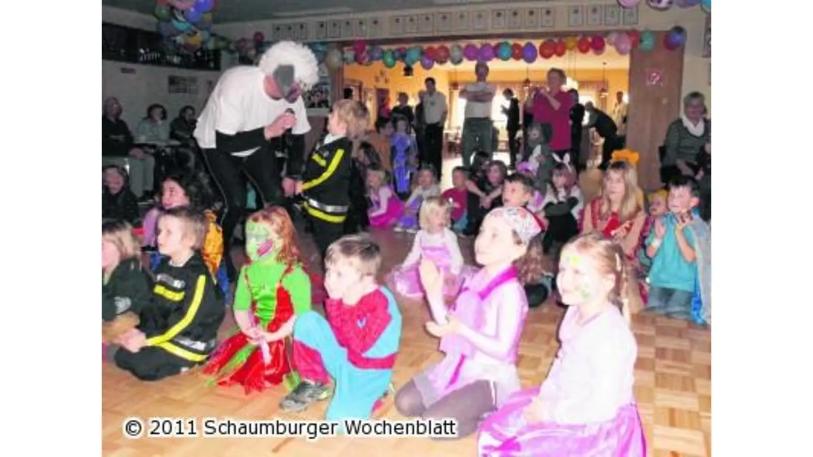 Kinder feiern mit dem Schaf Shaun (Foto: em)