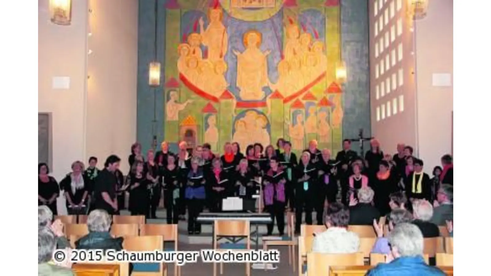 Standing Ovations für wunderbaren Chorgesang (Foto: mk)