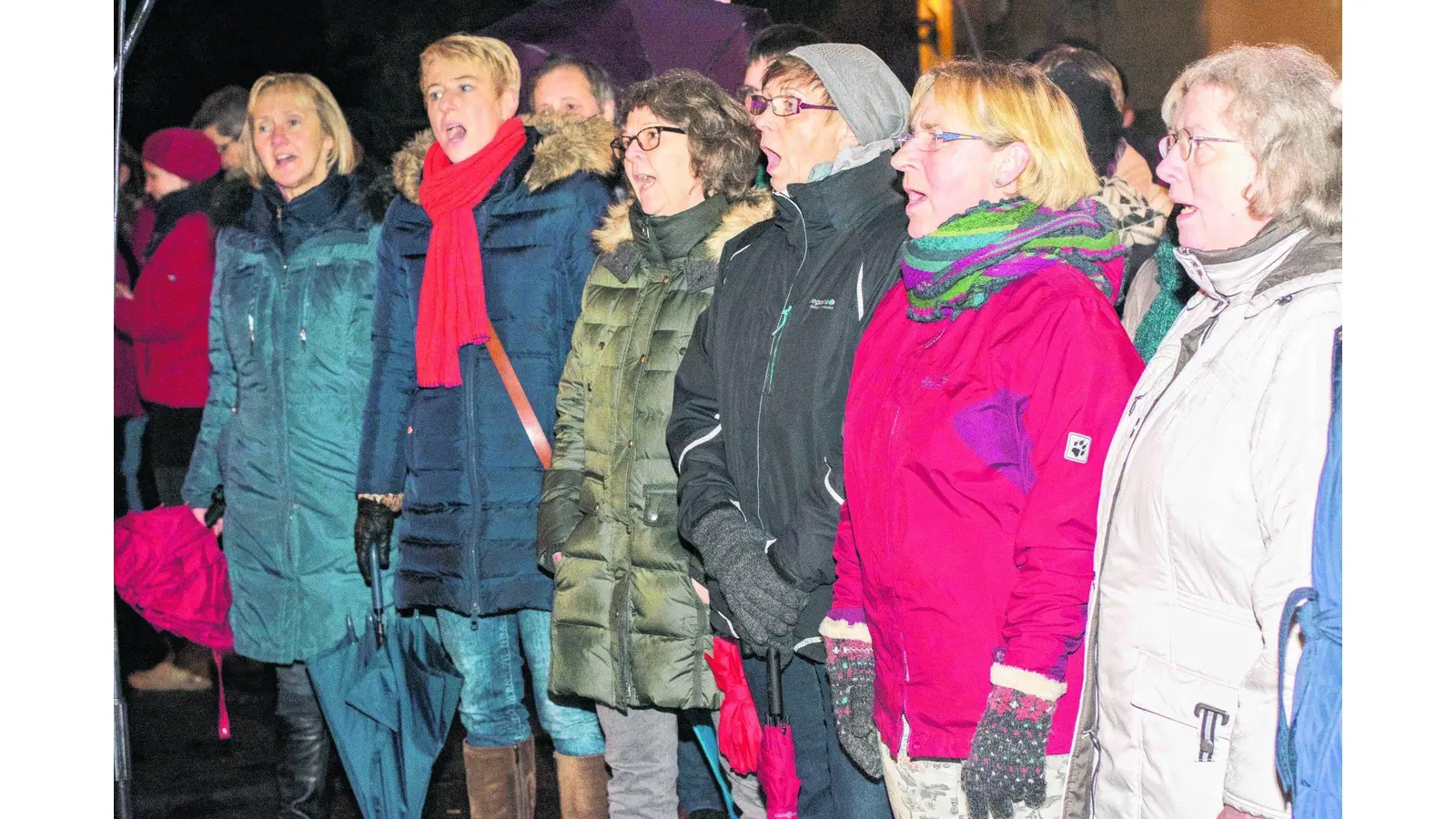 Die pure Weihnachtsstimmung kommt auf (Foto: wa)