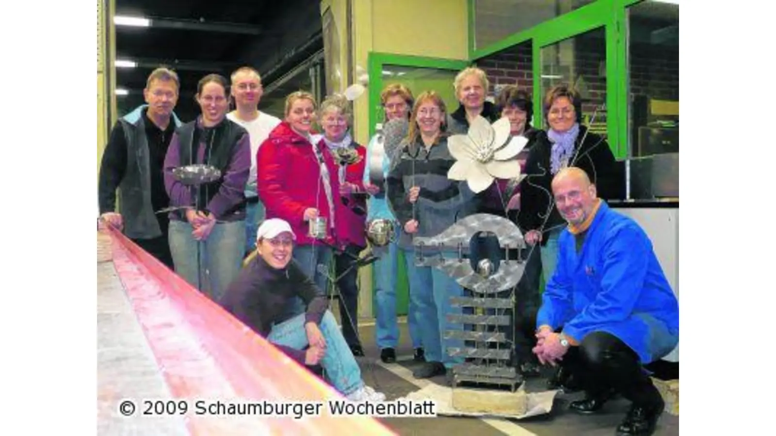 Metall kreativ gestaltet (Foto: em)