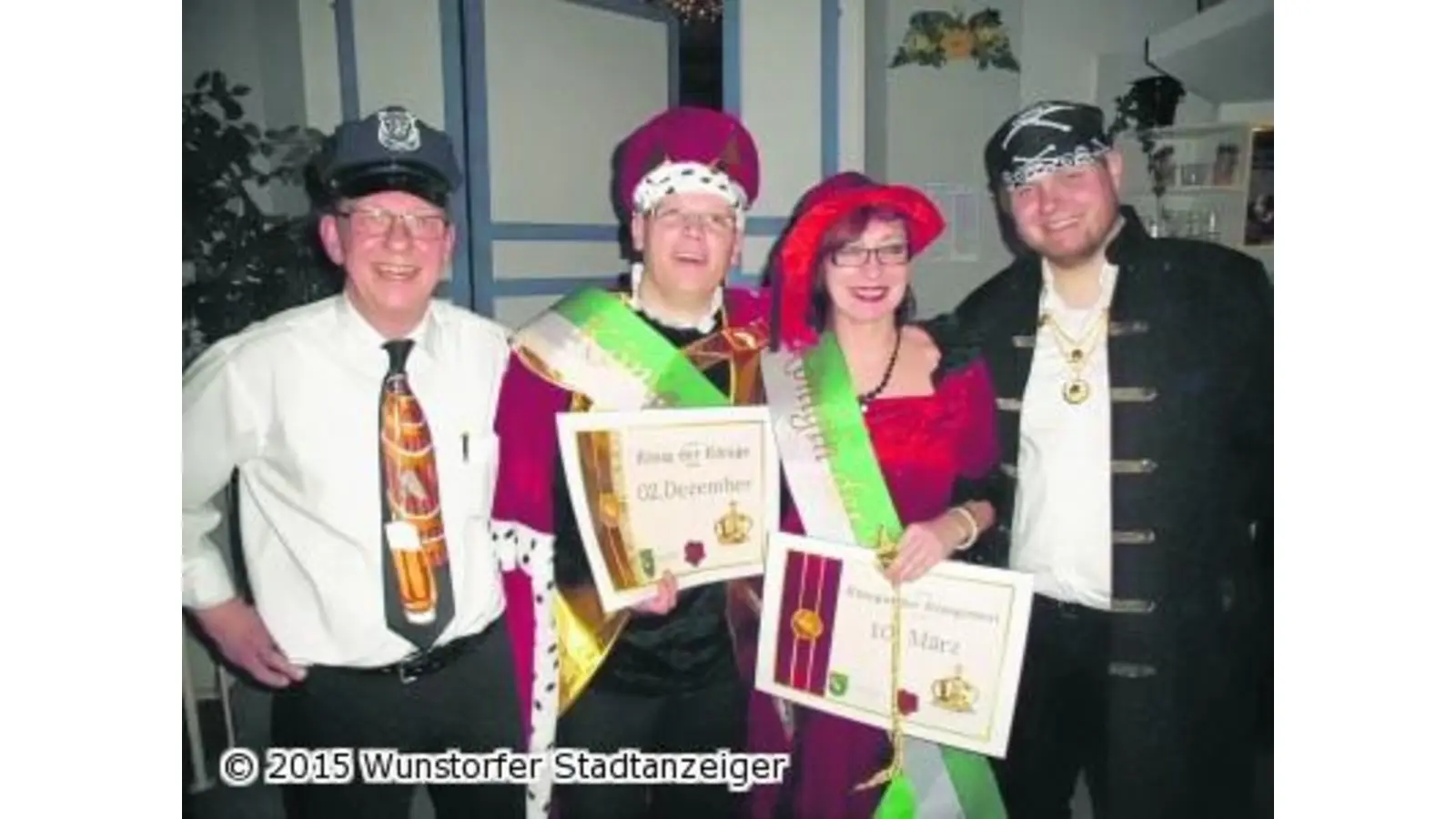 Aus Schützen werden lustige Narren (Foto: mk)