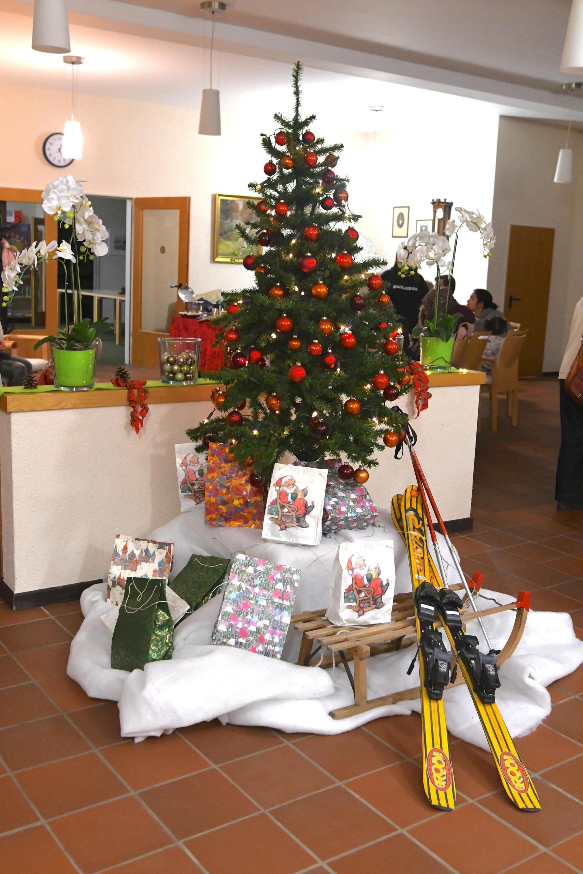 Nikolaus bei Bürgermeisterin Bergmann (Foto: nd)