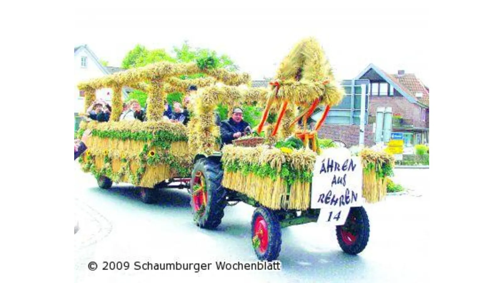 Helfer für das Schmücken des Erntewagens gesucht (Foto: red)