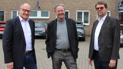 Geschäftsleitung und Verbandsvorsteher vom WVGN (v.li.): Sebastian Kratz, Wilfried Aick, und Stephan Schumüller. (Foto: privat)