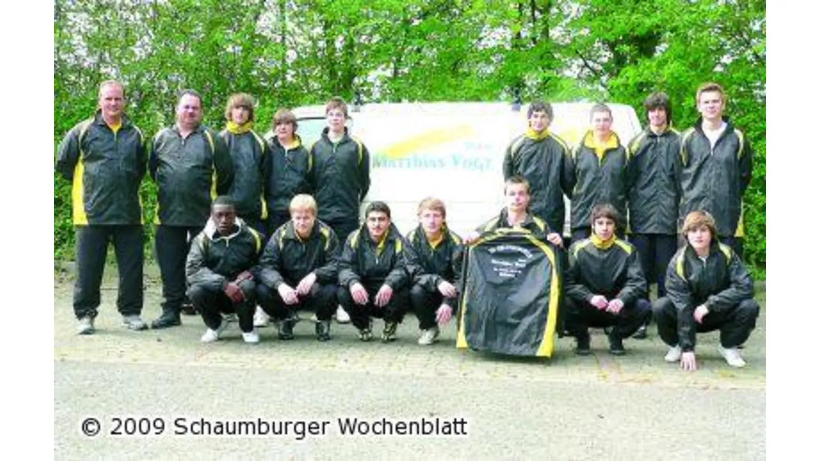 Unterstützung der B Junioren des SV Obernkirchen (Foto: red)