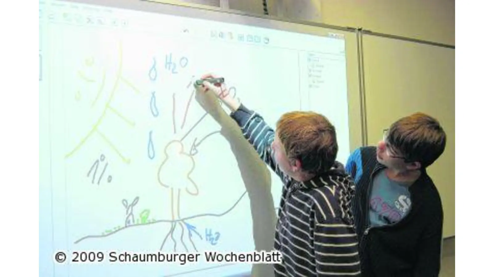 Quietschende Kreide verschwindet langsam aus dem Klassenraum (Foto: bb)