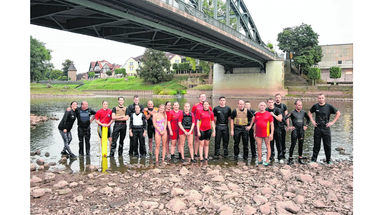 Neue Herausforderungen bei Niedrigwasser-Rettungseinsätzen (Foto: red)