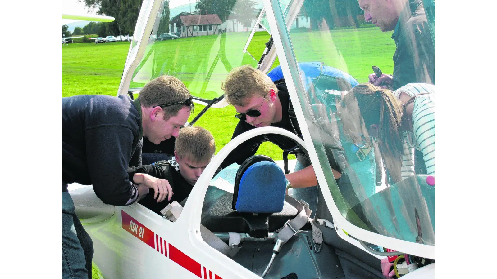 Hoch in der Luft die Freiheit spüren (Foto: ha)