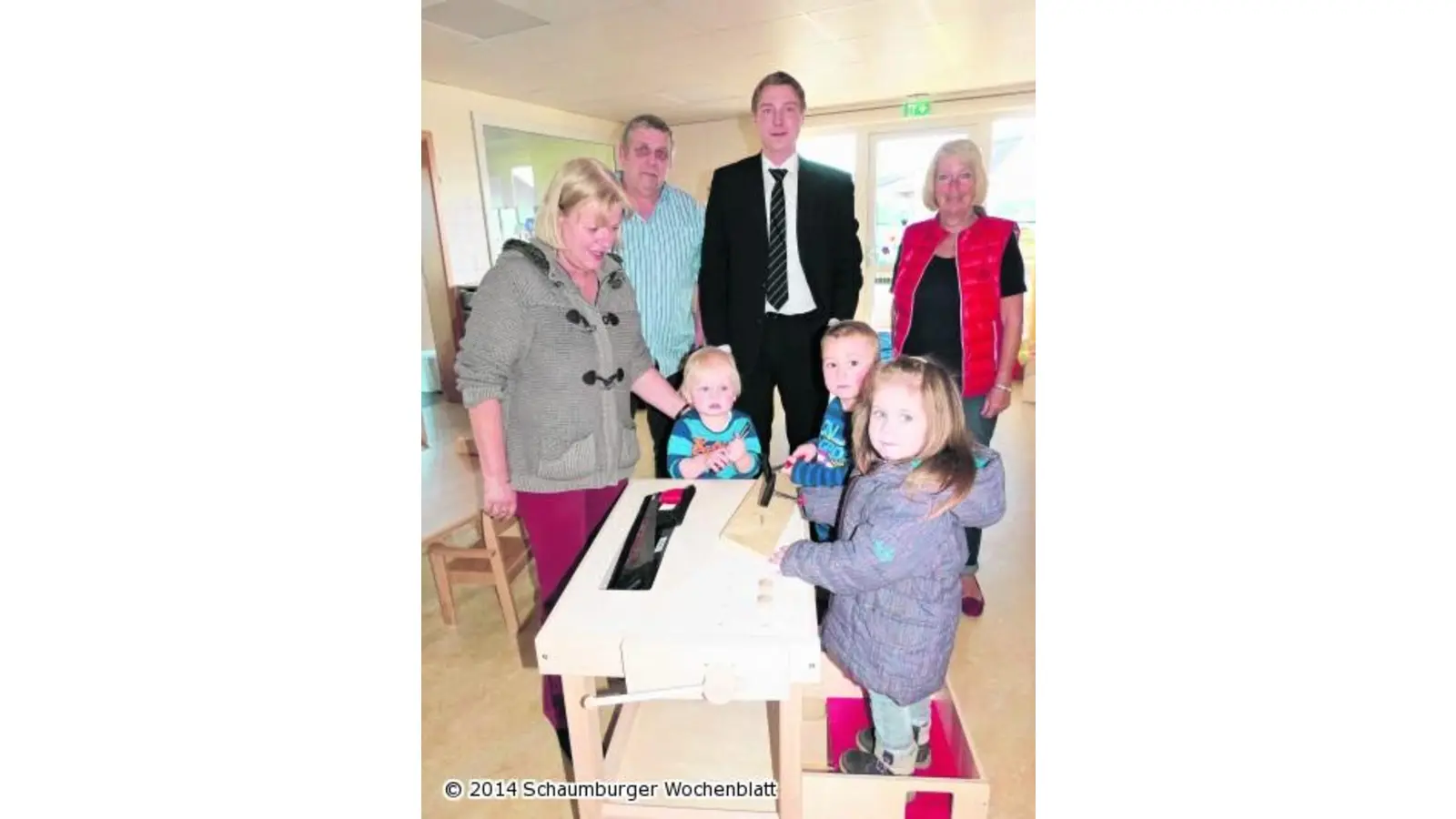 Werkbank für die Krippenkinder (Foto: pd)