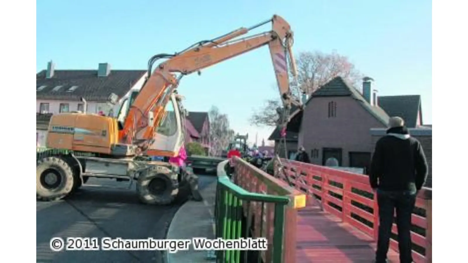 Neue Fußgängerbrücke (Foto: ih)