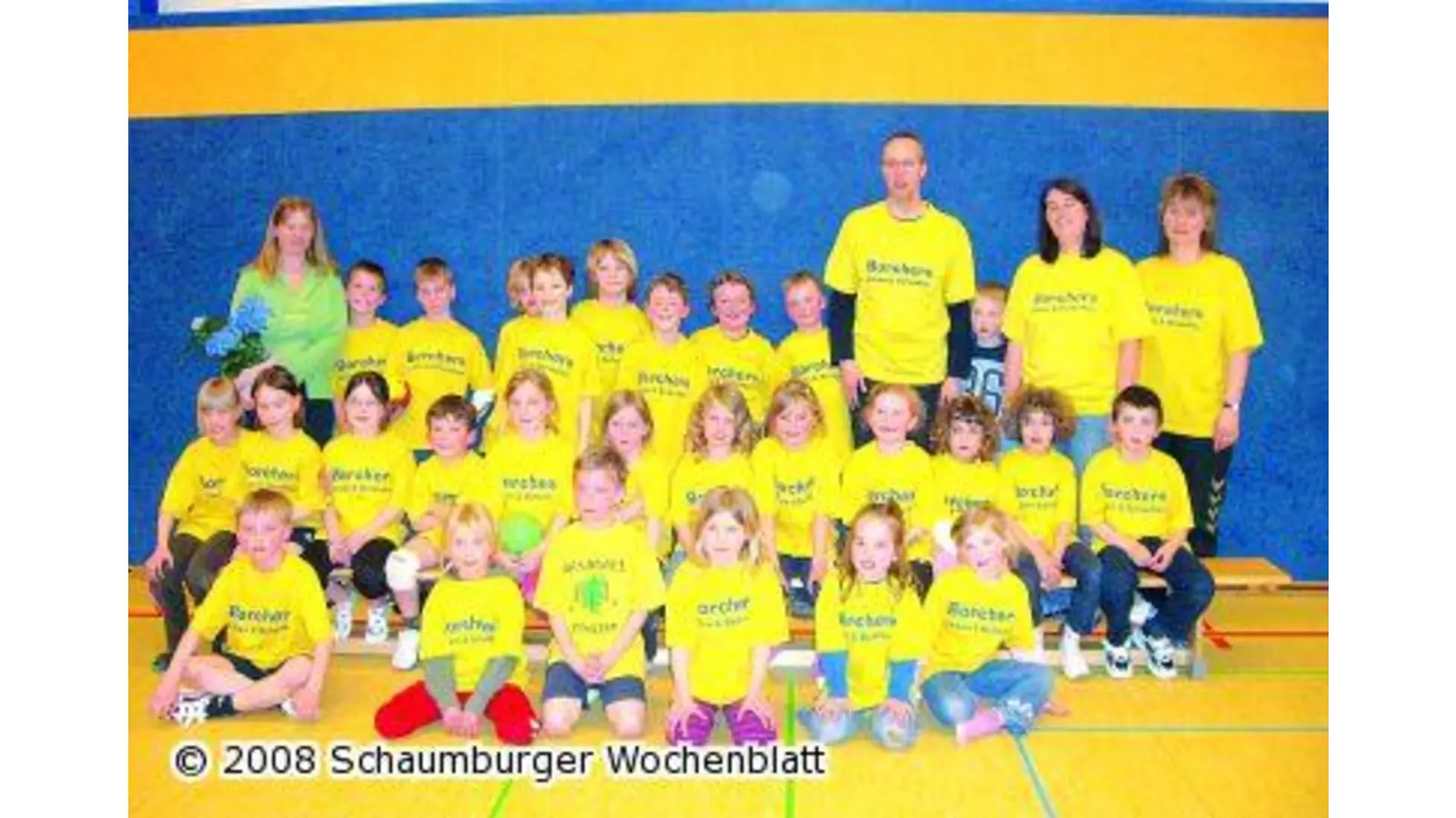 Minis trainieren im Handball-Camp (Foto: red)