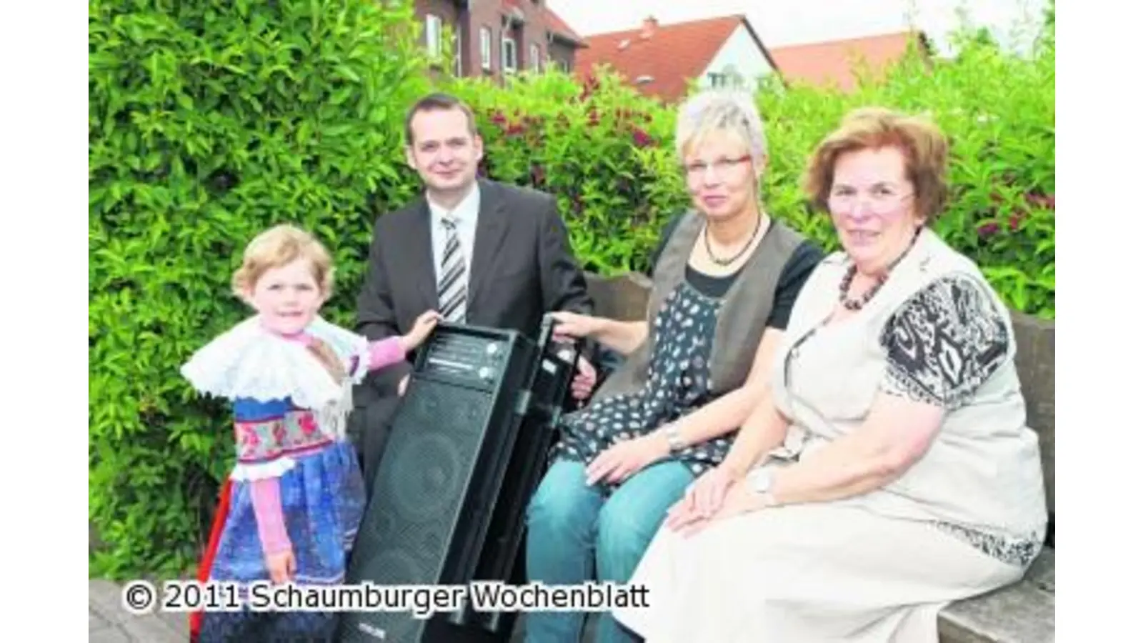 Moderne Technik für traditionellen Tanz (Foto: bb)