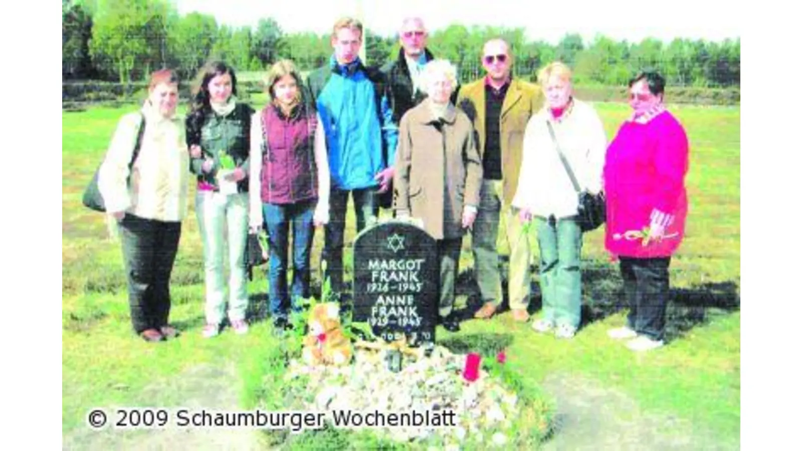 Geschichtswerkstatt bei der Gedenkfeier (Foto: red)