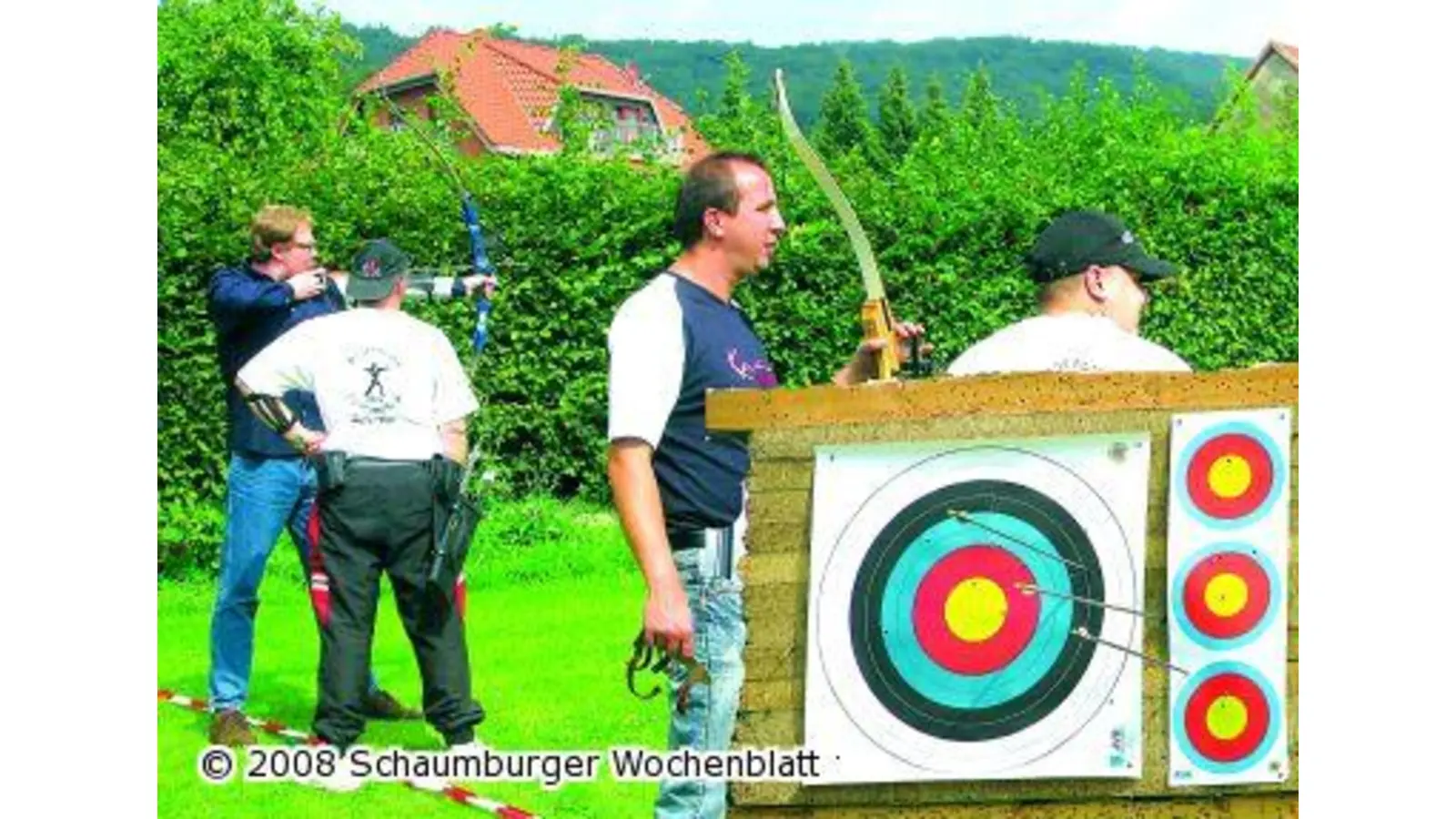 Probeschießen mit dem Luftgewehr (Foto: km)