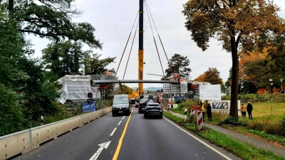 Die neue Brücke an der B65 bei Bad Nenndorf. (Foto: gk)