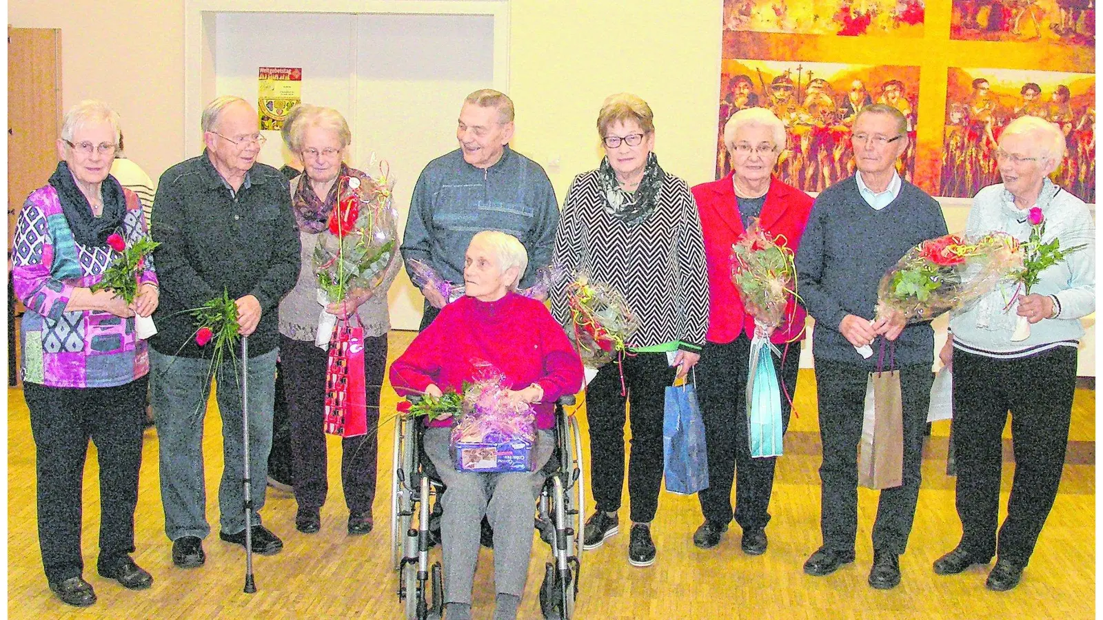 Langjährige Treue zum Gesang (Foto: red)