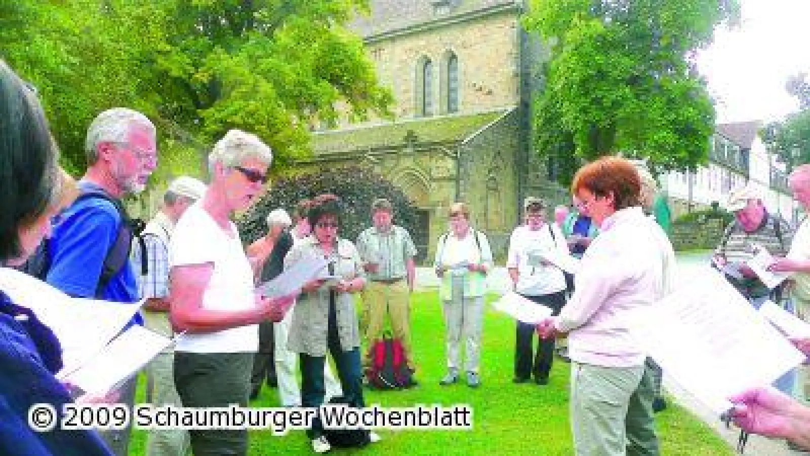 Kirchengemeinde auf Pilgertour (Foto: mk)