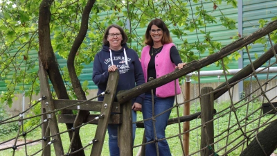 Koordinieren für die Johanniter den Ganztag an Grundschulen: Andrea Langer (li.) und Pia-Elena Heyde. (Foto: tau)